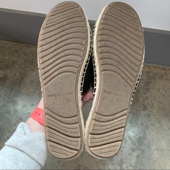 Emu Australia Espadrille Cork Slip on Slide Sandals Size 11 - Picture 9 of 10